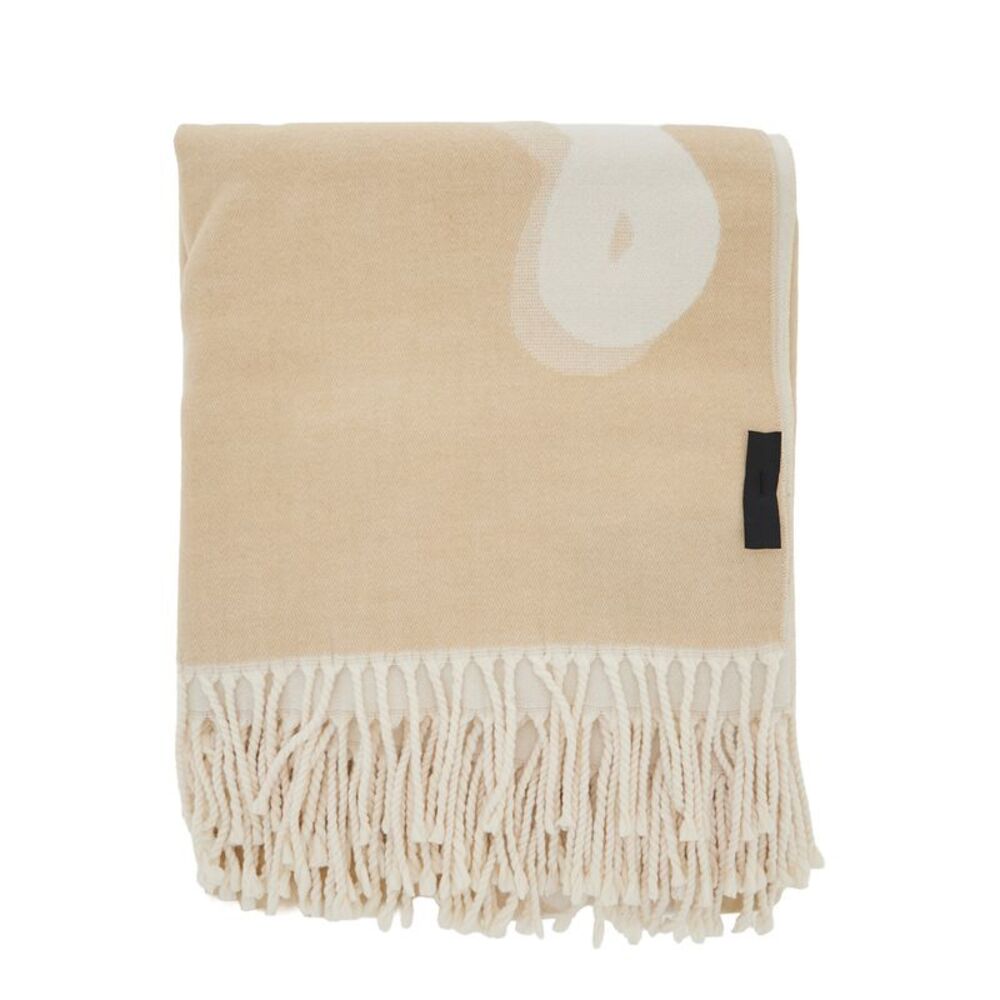 Twinset Women Beige Scarf With Fringed Edge In Fabric For Women